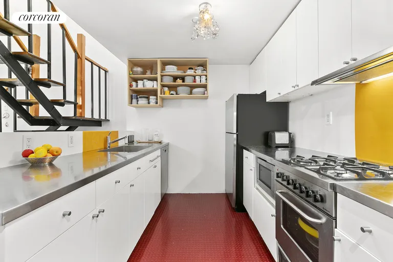 New York City Real Estate | View 214 East 9th Street, PH4D | Kitchen w/ Stainless Steel Appliances | View 4