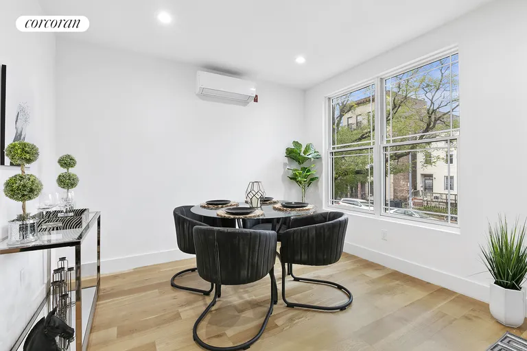 New York City Real Estate | View 318 Quincy Street, 2 | Large windowed dining nook! | View 4