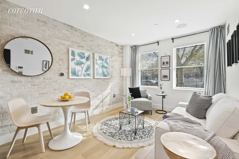 New York City Real Estate | View 213 Halsey Street, 1 | Bright and beautiful living room! | View 2