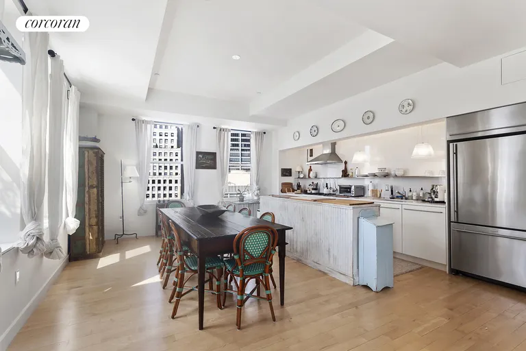 New York City Real Estate | View 15 Broad Street, 2910 | Open Kitchen with Counter | View 4