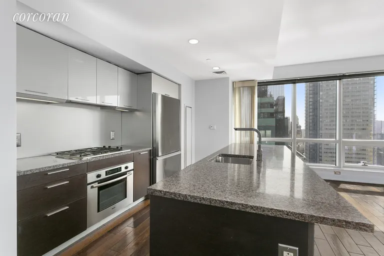 New York City Real Estate | View 350 West 42Nd Street, 44G | Kitchen | View 3