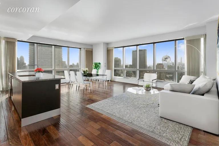 New York City Real Estate | View 350 West 42Nd Street, 44G | 2 Beds, 2 Baths | View 1