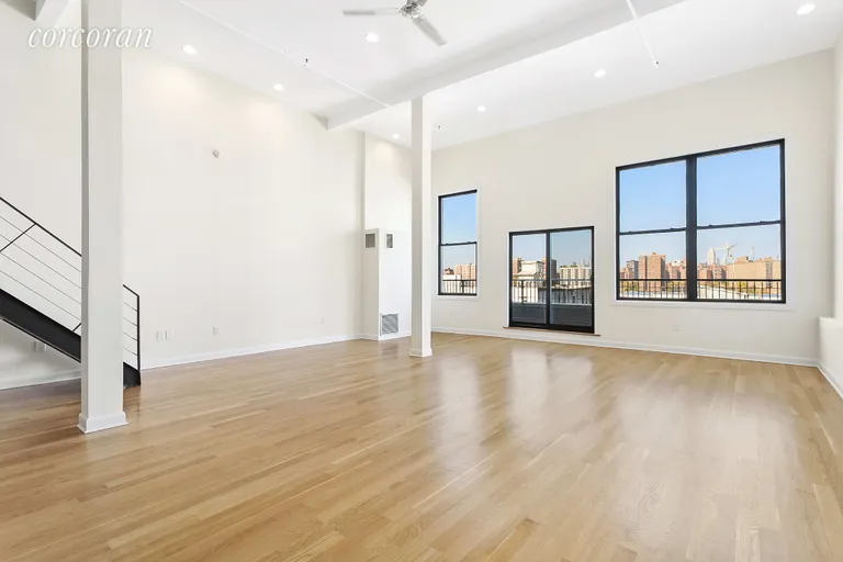 New York City Real Estate | View 50 BRIDGE STREET, 610 | Huge Great Room With Private Terrace | View 2