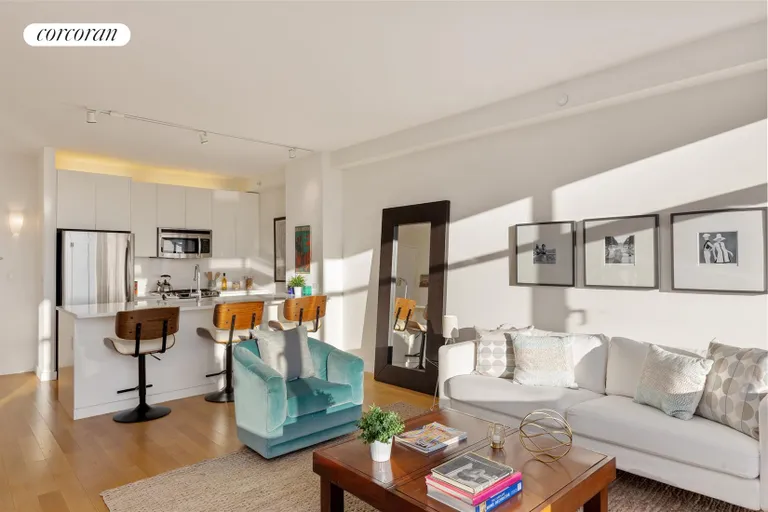 New York City Real Estate | View 189 Schermerhorn Street, 10D | Kitchen / Living Room | View 4