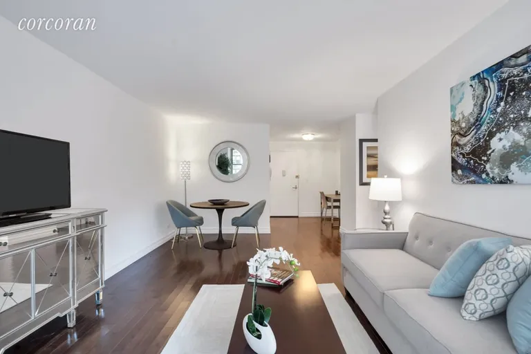 New York City Real Estate | View 301 East 79th Street, 4L | Living Room and Dining Area | View 3