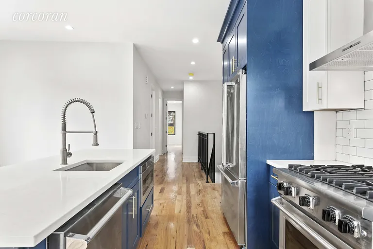 New York City Real Estate | View 453 Fenimore Street | Massive chef's kitchen with accented finishes! | View 2