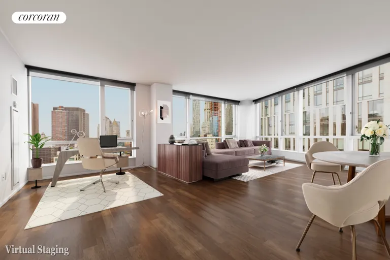 New York City Real Estate | View 200 Chambers Street, 28F | 2 Beds, 2 Baths | View 1