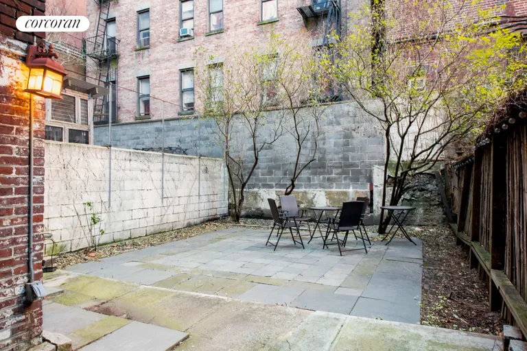 New York City Real Estate | View 108 West 80th Street, g | Private Landscaped Garden | View 5