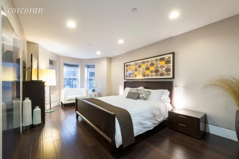 New York City Real Estate | View 108 West 80th Street, g | Master bed with bay windows | View 3