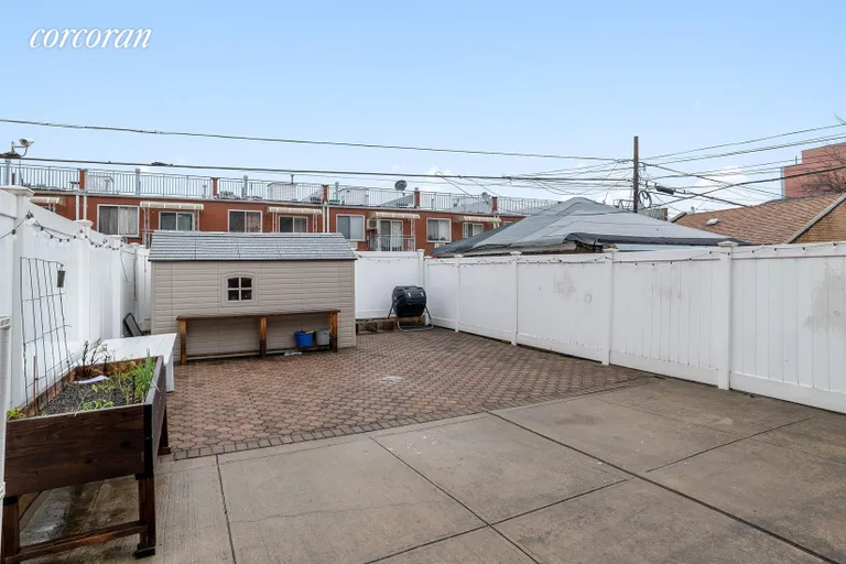 New York City Real Estate | View 613 40th Street, 1 | Back Yard | View 4
