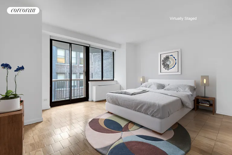 New York City Real Estate | View 45 East 25th Street, 18D | LARGE BEDROOM WITH GREAT CLOSETS AND A BALCONY! | View 4