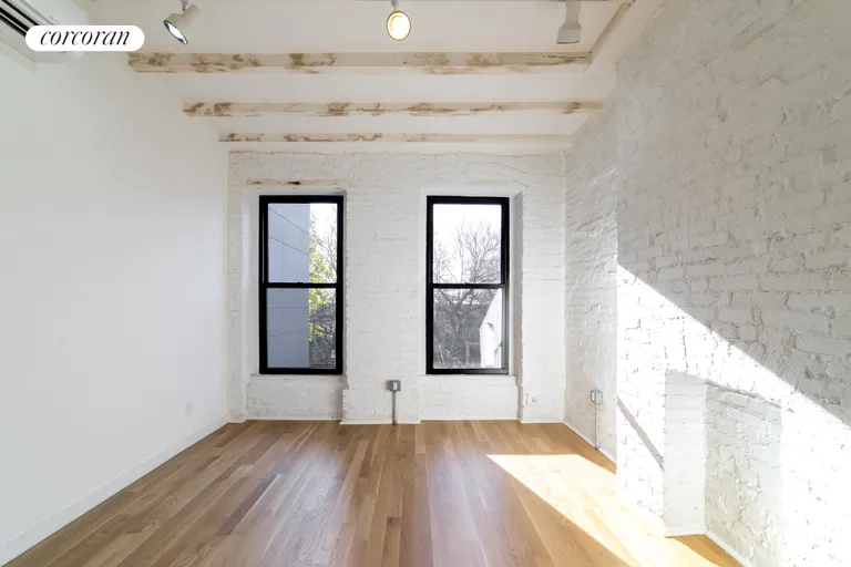 New York City Real Estate | View 1414 Saint Marks Avenue, 3 | 1st bedroom with deco fireplace | View 8