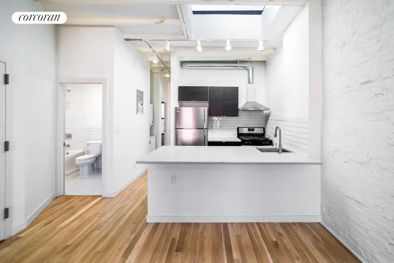 New York City Real Estate | View 1414 Saint Marks Avenue, 3 | Open modern kitchen | View 4