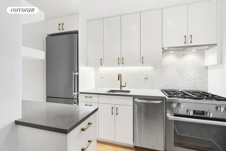 New York City Real Estate | View 631 East 9th Street, 2B | Newly Renovated Open Kitchen | View 2