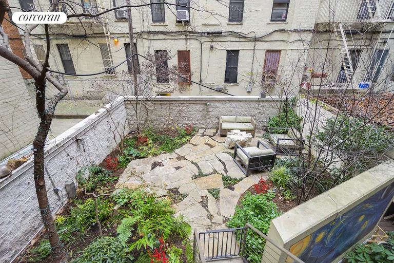 New York City Real Estate | View 631 East 9th Street, 2B | Private Outdoor Garden  | View 7