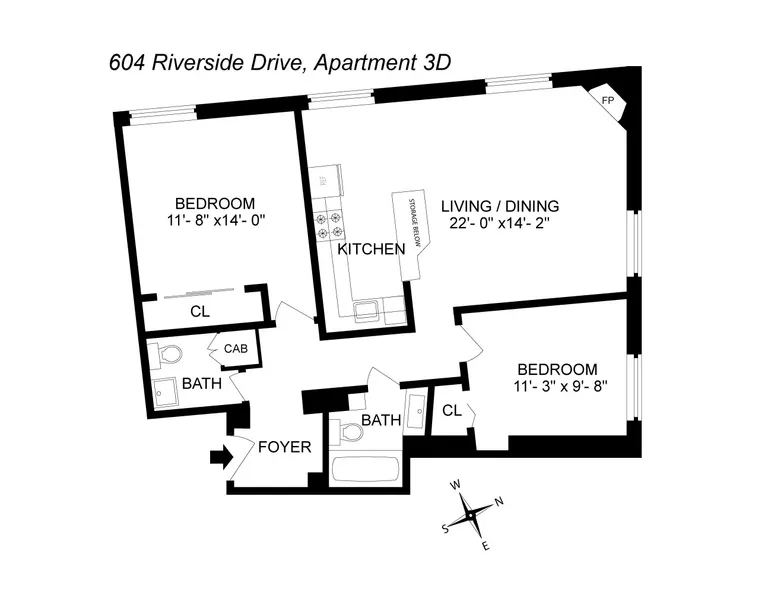 604 Riverside Drive, 3D | floorplan | View 8