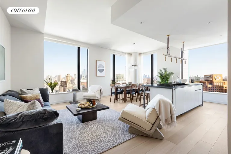 New York City Real Estate | View 11 Hoyt Street, 41A | Living Room | View 3