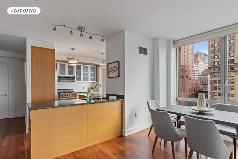 New York City Real Estate | View 30 West Street, 27E | Kitchen / Dining Room | View 5