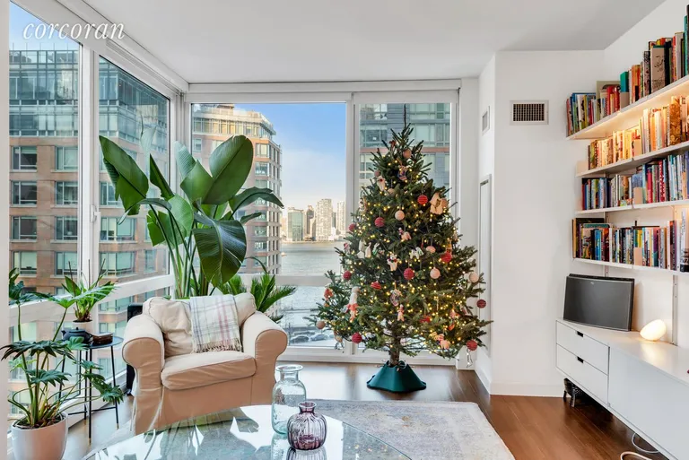 New York City Real Estate | View 200 North End Avenue, 9A | Living Room View | View 3