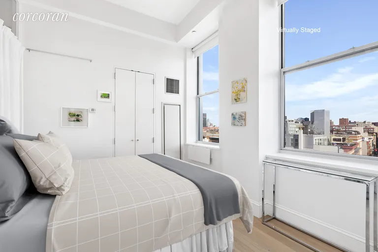 New York City Real Estate | View 129 Lafayette Street, 8C | Bedroom with Eastern Exposure  | View 5