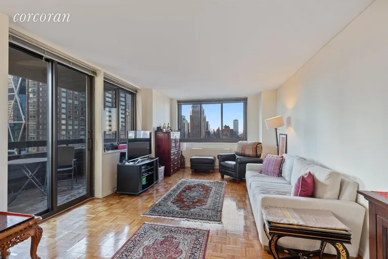 New York City Real Estate | View 347 West 57th Street, 34D | 1 Bed, 1 Bath | View 1