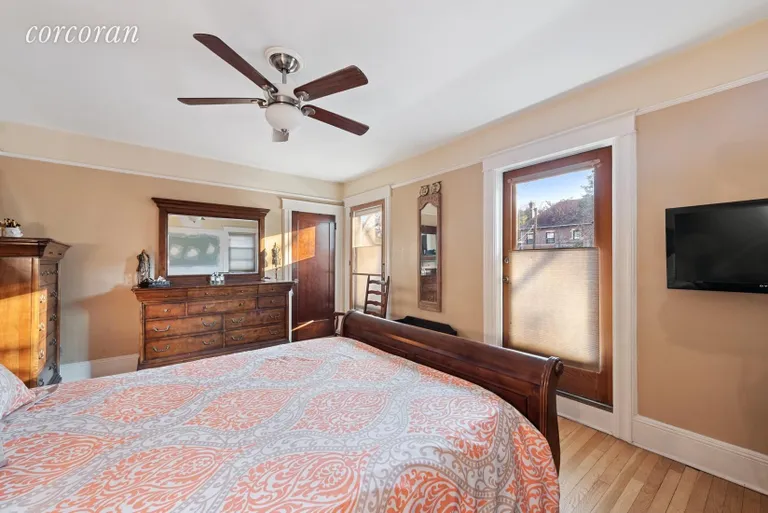 New York City Real Estate | View 17 Silver Lake Road | Master bedroom with private outdoor | View 7