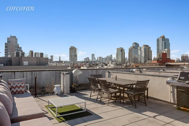 New York City Real Estate | View 125 North 10th Street, S4C | double wide private roof top cabana. sold separate | View 8