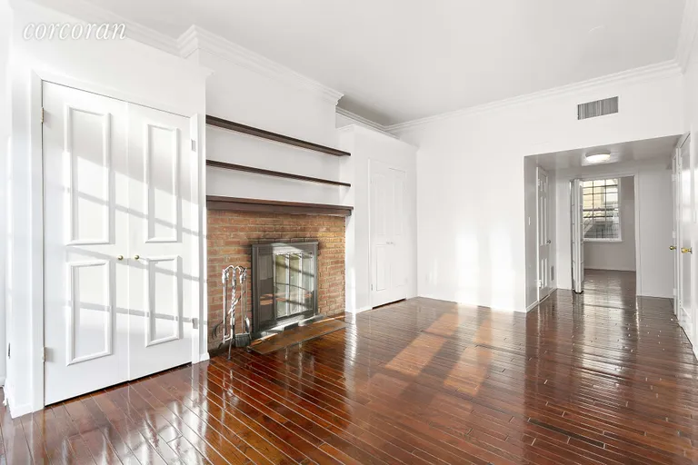 New York City Real Estate | View 20 Leroy Street, 2 | Living room facing bedroom | View 2