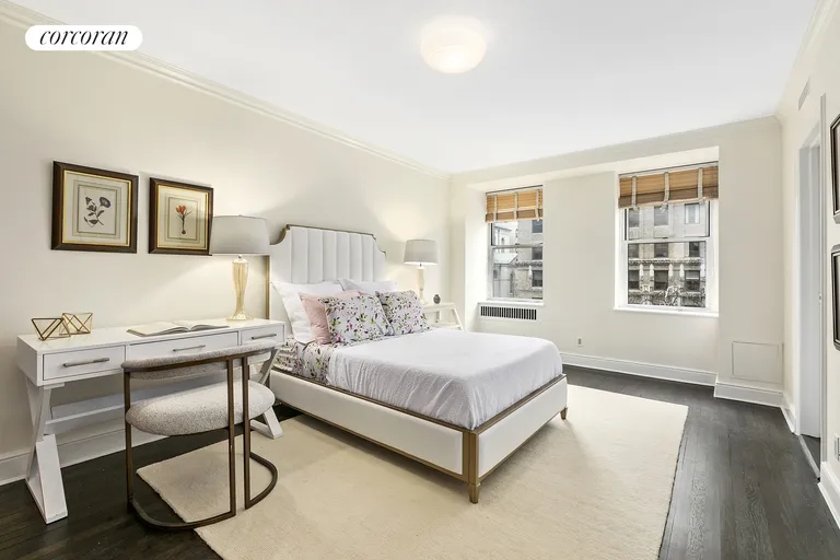 New York City Real Estate | View 1001 Park Avenue, 3/4N | Bedroom with Park Avenue  Views | View 11