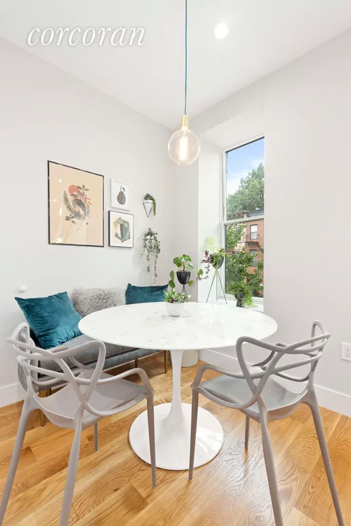 New York City Real Estate | View 140 Jefferson Avenue, 4 | Large dining nook with plenty of light! | View 2