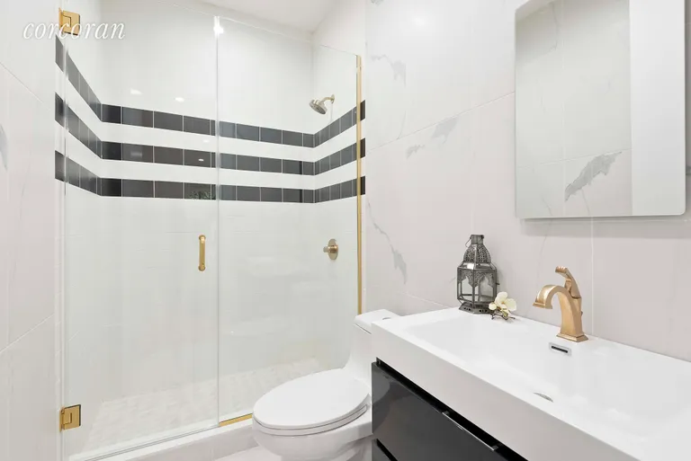 New York City Real Estate | View 140 Jefferson Avenue, 4 | Ultra chic bathrooms throughout! | View 6