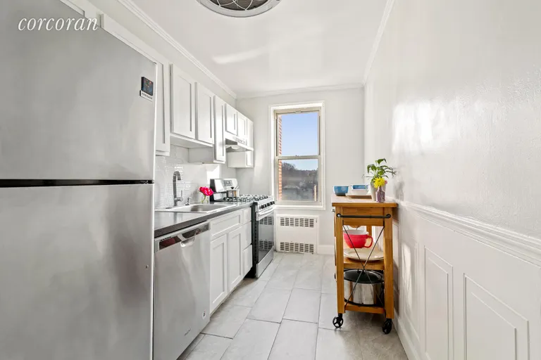 New York City Real Estate | View 6801 Shore Road, 6H | Over-sized, eat-in kitchen with a window | View 2