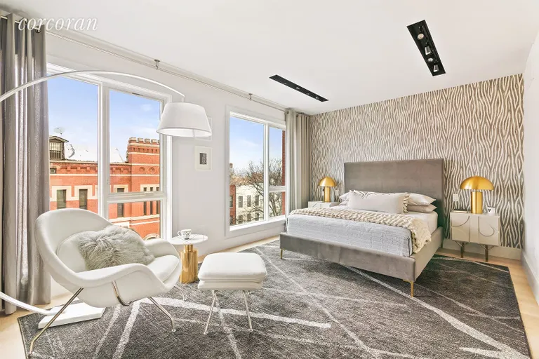 New York City Real Estate | View 800 Dean Street, 3 | Elegant master suite | View 4