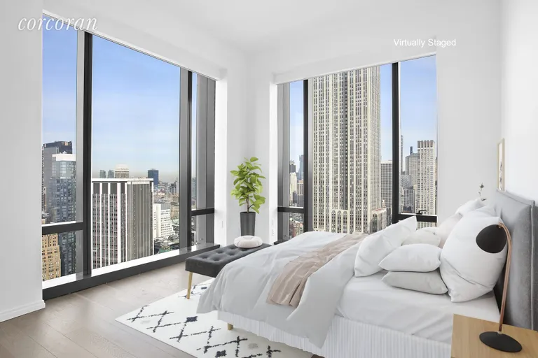 New York City Real Estate | View 277 Fifth Avenue, 46A | Master Bedroom | View 8