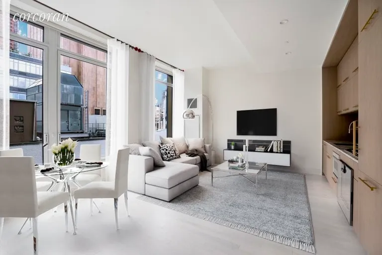 New York City Real Estate | View 91 Leonard Street, 13E | 1 Bed, 1 Bath | View 1