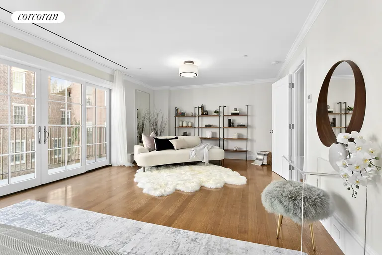 New York City Real Estate | View 59 Middagh Street | Primary Bedroom Sitting Area | View 10