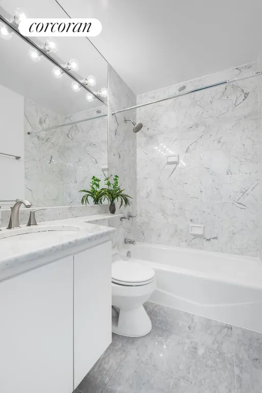 New York City Real Estate | View 45 East 25th Street, 18C | SPARKLING WHITE MARBLE BATHROOM! | View 5