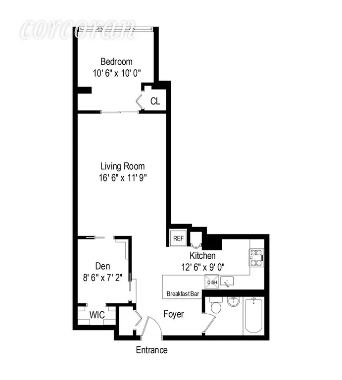 New York City Real Estate | View 159 Madison Avenue, 3B | Floor Plan | View 7