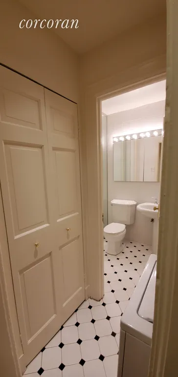 New York City Real Estate | View 381 Bleecker Street, 2A | Laundry/Bathroom | View 9