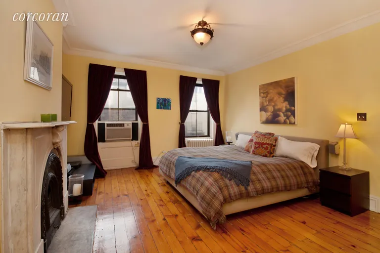 New York City Real Estate | View 381 Bleecker Street, 2A | Large Master Bedroom Shown with Furniture | View 3