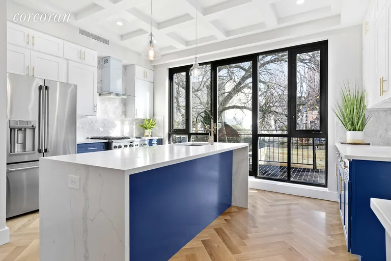 New York City Real Estate | View 1118 Decatur Street | Massive kitchen island with breakfast bar! | View 5