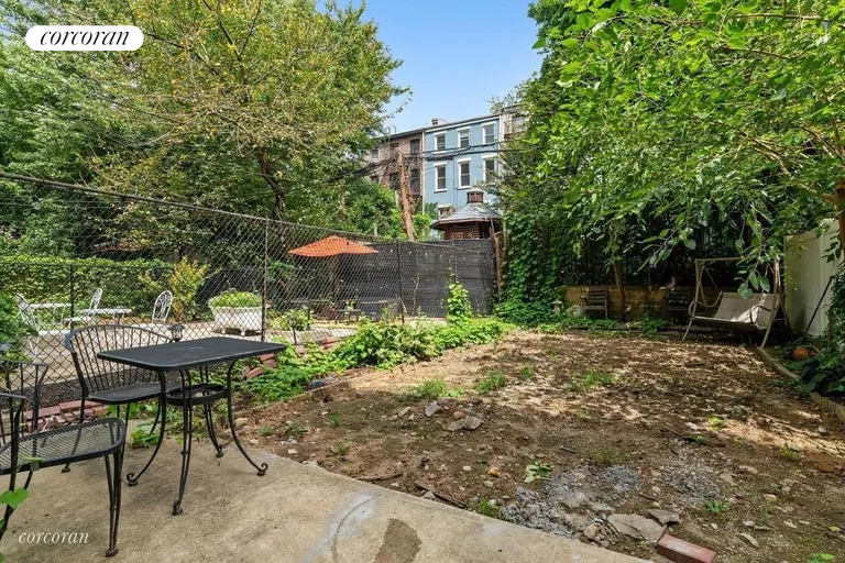 New York City Real Estate | View 127 Saint Marks Place, Garden | Private Garden Space | View 2