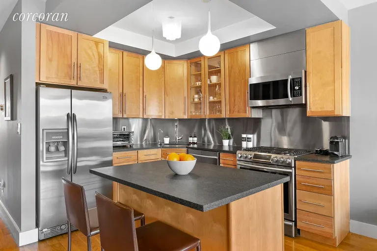 New York City Real Estate | View 197 Spencer Street, 6B | Handsome Kitchen  | View 3