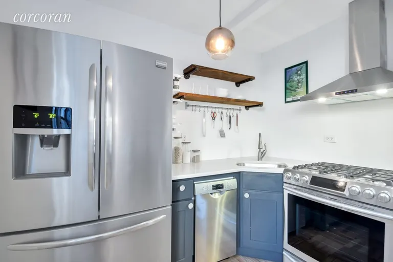 New York City Real Estate | View 130 Hicks Street, 4B | Renovated Kitchen With Stainless Steel Appliances | View 3