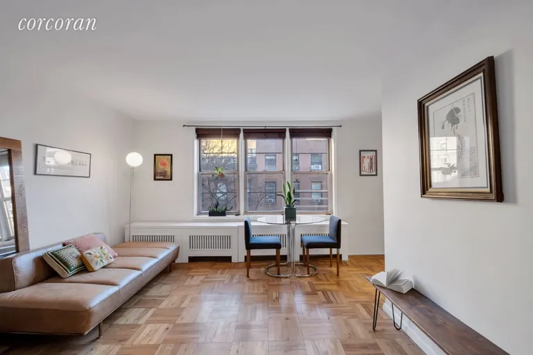 New York City Real Estate | View 130 Hicks Street, 4B | Living Space With Three Large Windows Facing East | View 5