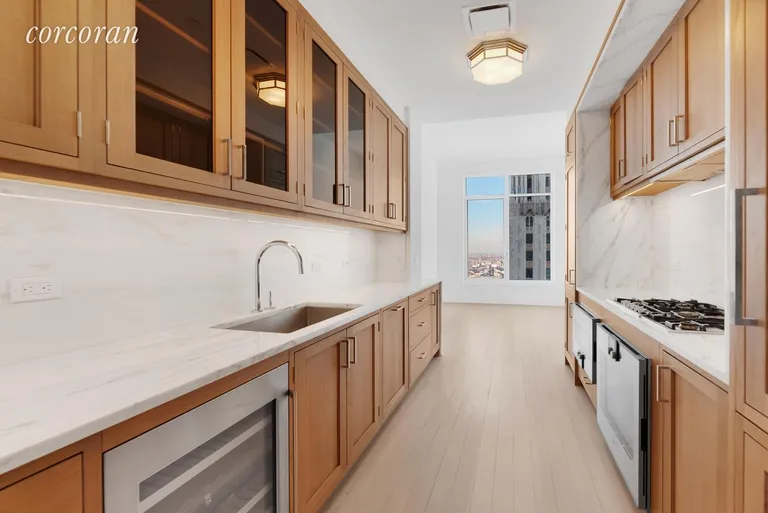 New York City Real Estate | View 30 Park Place, 62B | Chef's Kitchen | View 5