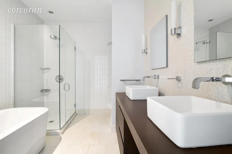 New York City Real Estate | View 360 Furman Street, 214 | Master Bathroom | View 8