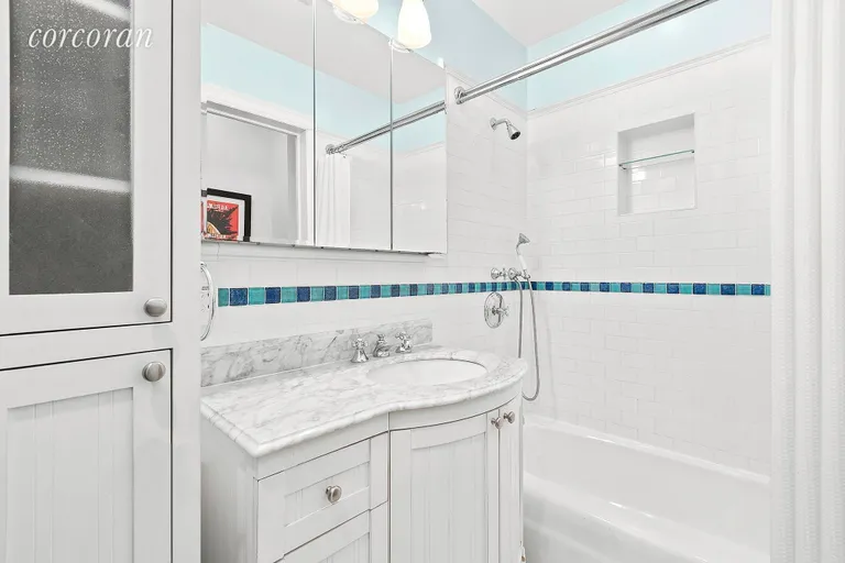 New York City Real Estate | View 680 Carroll Street, 3 | This full bath has extra storage. | View 9