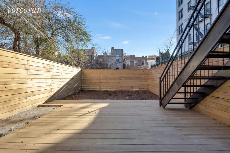 New York City Real Estate | View 1194 Saint Johns Place | South Facing Garden  | View 12