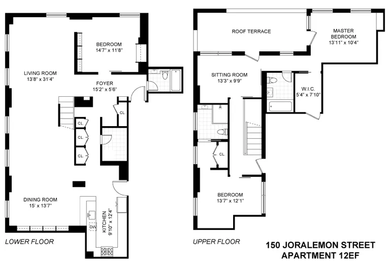 150 Joralemon Street, 12EF | floorplan | View 17